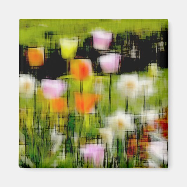 Den digitala effekten av "intrycket" av stil magnet (Framsidan)