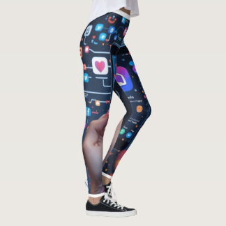 Den digitala Webben: En visuell representation av Leggings