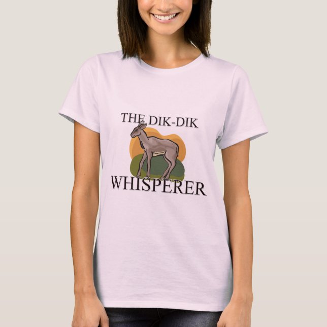 Den Dik-Dik whispereren Tee (Framsida)