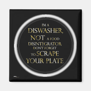 Den din tunt smörlager pläterar (diskaren) (guld magnet