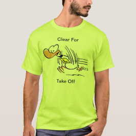 Den Ding ankan tar av flygskjortan T Shirt