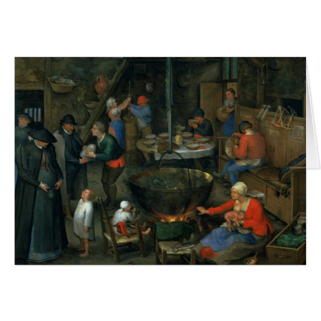 Den distingerade besökare hälsningskort (Framsidan Horizontal)