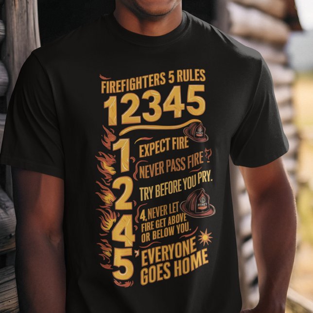 Den djärva brandbekämpningskoden t shirt (Skapare uppladdad)