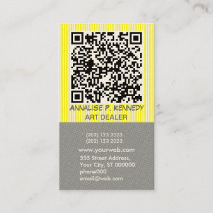Den djärva randen QR kodifierar Tech Visitkort