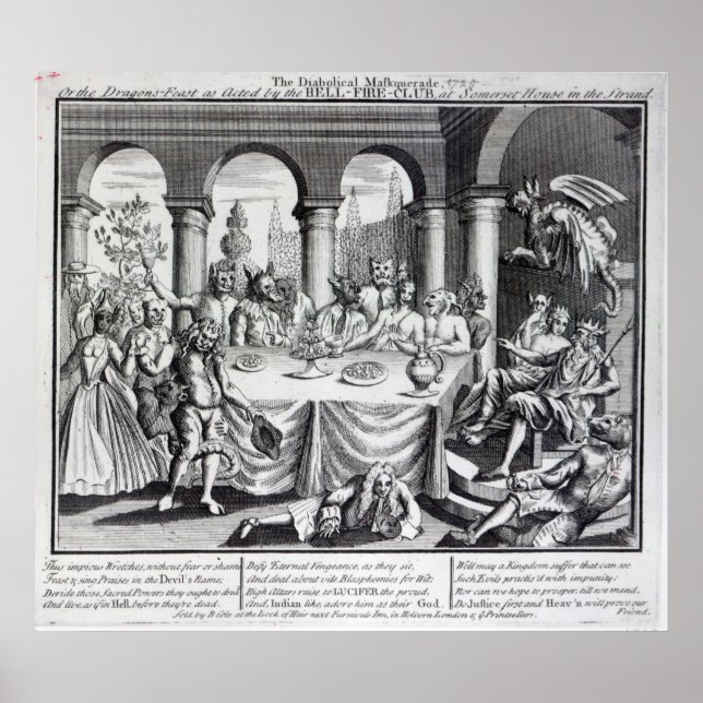 Den djävulska maskeraden poster (Framsidan)