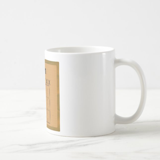 Den Djent grinigheten stiger ombord diagrammet Kaffemugg (Höger)