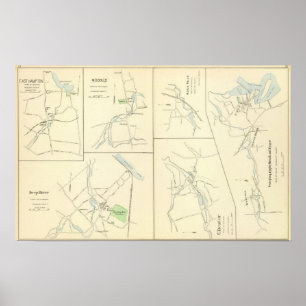 Den djupa floden, Ivoryton, centrerar bäcken, Poster