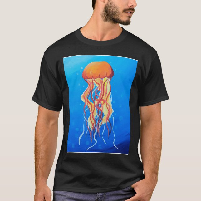 Den djupt lysande maneten t shirt (Framsida)