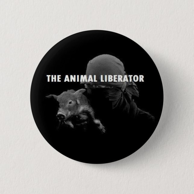 Den djura liberatoren knapp (Framsida)