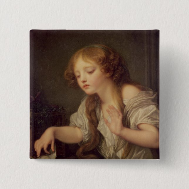 Den döda fågeln knapp (Framsida)