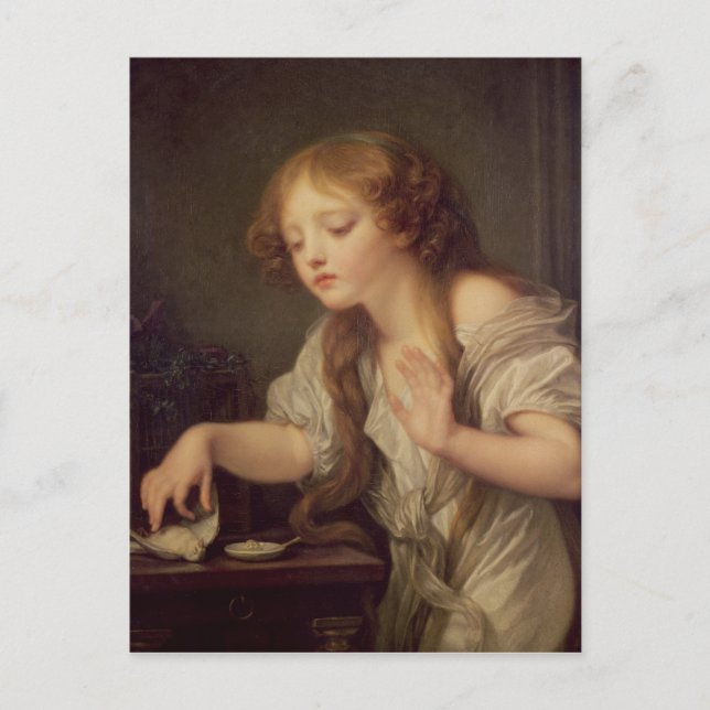 Den döda fågeln vykort (Framsida)