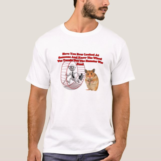 Den döda hamsteren rullar manen t-shirt (Framsida)