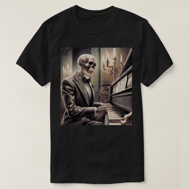 Den döda Pianist T Shirt (Design framsida)