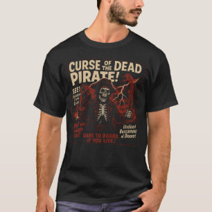 Den döda Pirat-filmens förbannelse Poster Hallowee T Shirt
