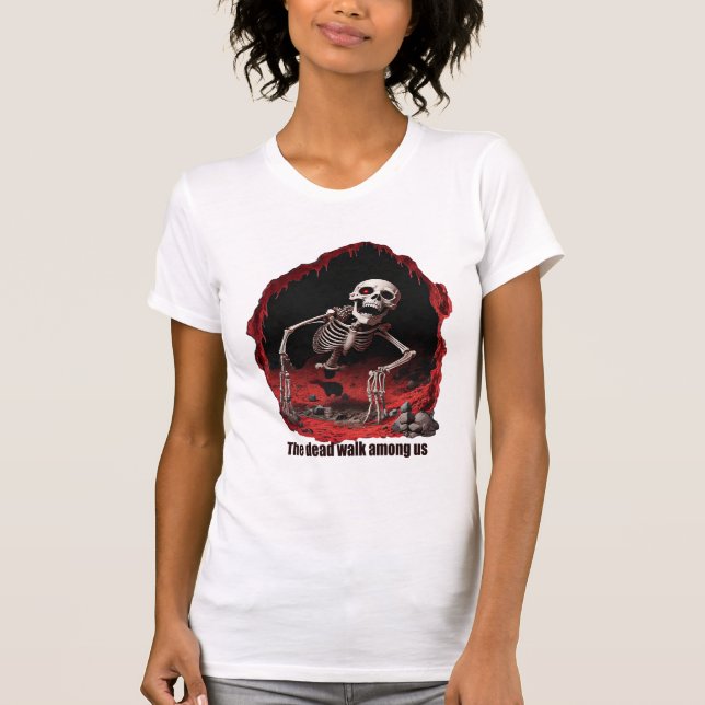 Den döda promenaden bland oss t shirt (Framsida)