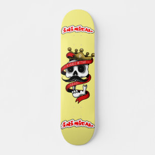 Den döda tatueringens Kung Mini Skateboard Bräda 18,5 Cm
