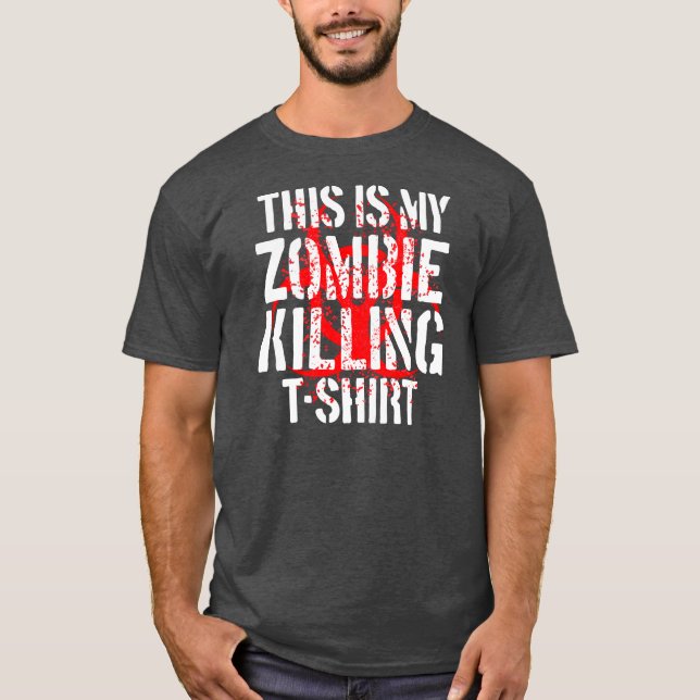 Den dödande utslagsplatsen för Zombie T-shirt (Framsida)
