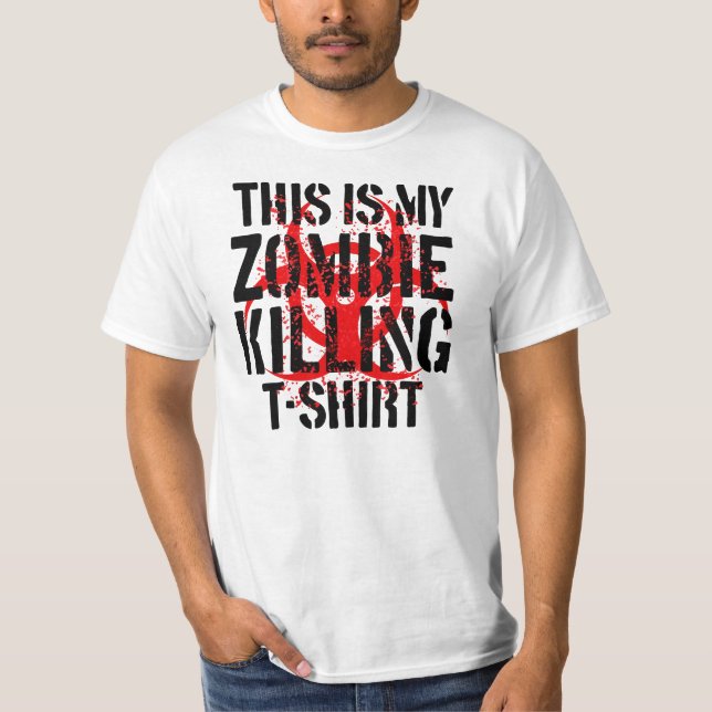 Den dödande utslagsplatsen för Zombie Tee Shirt (Framsida)