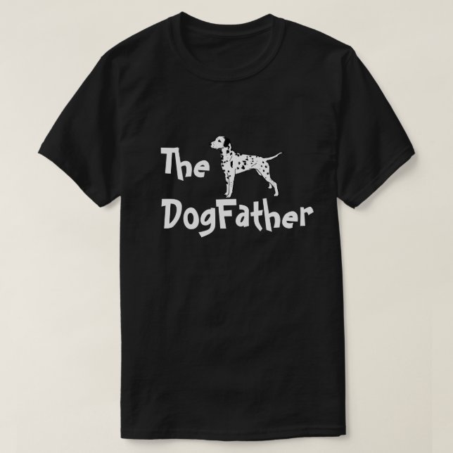 Den DogFather DalmatianT-tröja T-shirt (Design framsida)