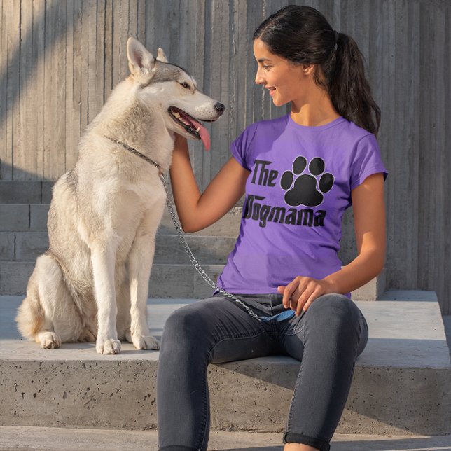 Den Dogmama Hund Husdjur Tassavtryck Rolig T Shirt (Skapare uppladdad)