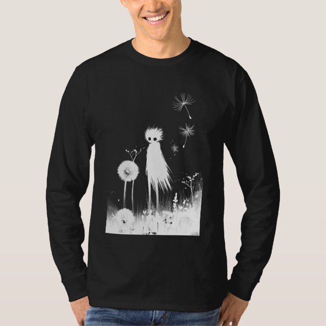 Den dolda nedgången är lång t shirt (Framsida)