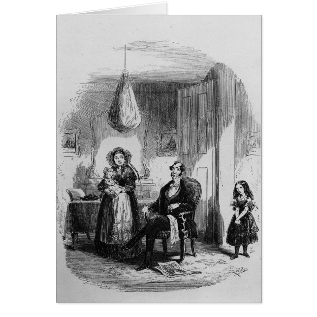 Den Dombey familjen Hälsningskort (Framsidan)