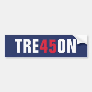 Den Donald Trump 45 treasonen - Impeach denna Bildekal
