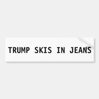 Den Donald Trump bildekalet - skidar i jeans Bildekal