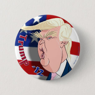 Den Donald Trump tecknadsamlaren knäppas Knapp