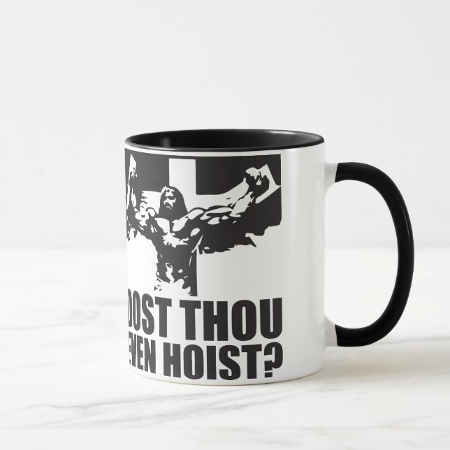 Den Dost thouen hissar även? - Jesus Mugg (Höger)
