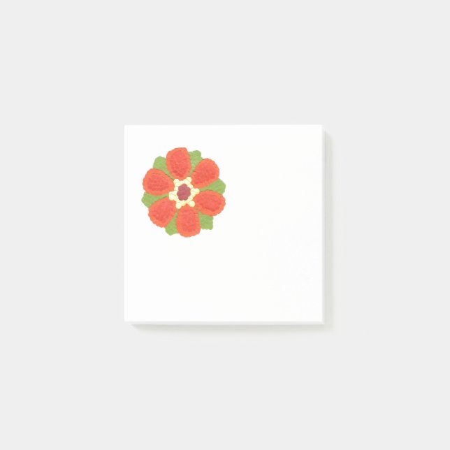 Den Dotty blomman Posta-Den-Noterar Post-it Block (Framsida)