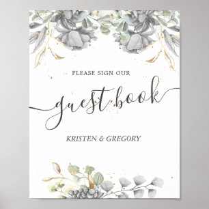den dramatiska gästen bok i Bröllop i blommigt Poster