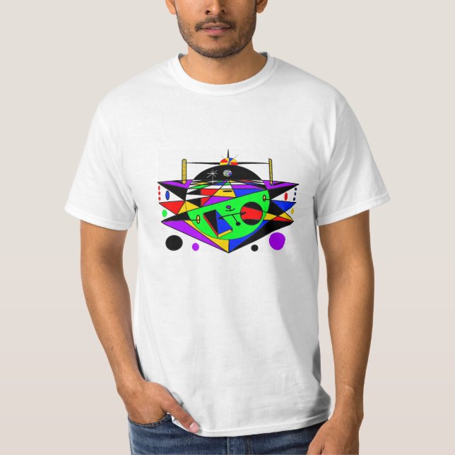 Den driftiga apparaten färgade 2 t shirt (Framsida)