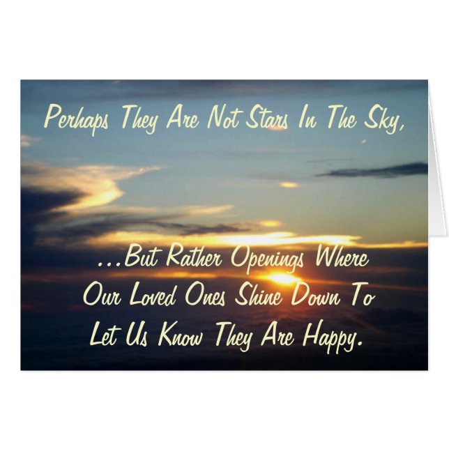 Den dröm- det okända hälsningskort (Framsidan Horizontal)