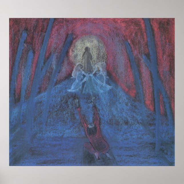 Den drömmande pojken av Walter Gramatte Poster (Framsidan)