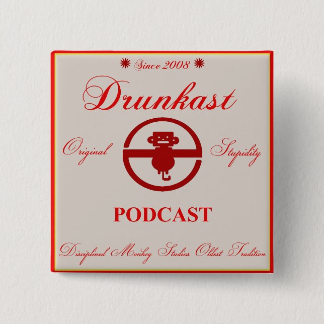 Den Drunkast podcasten knäppas Knapp (Framsida)