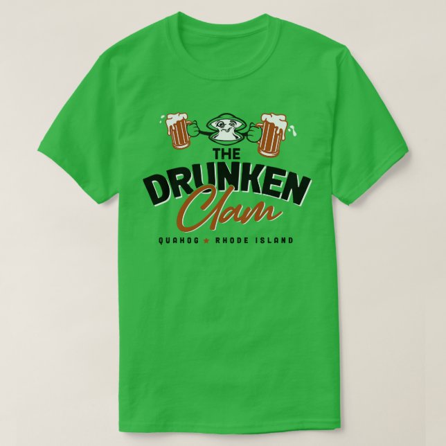 Den Drunken Clam T Shirt (Design framsida)