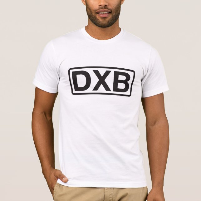 Den Dubai internationell flygplats kodifierar T-shirt (Framsida)