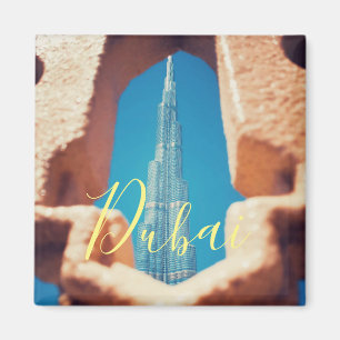 Den Dubai stadsskyscraper landskap magneten Magnet