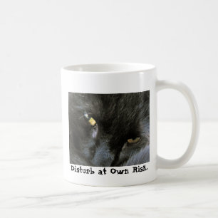 Den dubbelsidiga onda katten kaffemugg