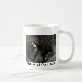 Den dubbelsidiga onda katten kaffemugg