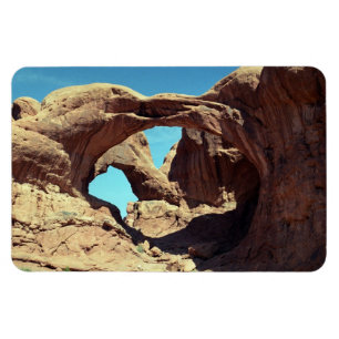 Den dubbla ärke- öknen landskap fotoet magnet