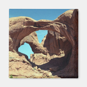 Den dubbla ärke- öknen landskap fotoet magnet