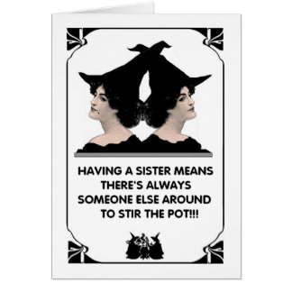 Den dubbla besvära hälsningskort