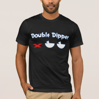 Den dubbla skopan - bekläda endast t shirt