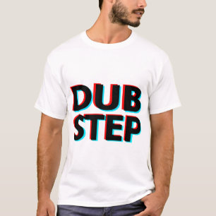 Den Dubstep 3D textduben kliver T-shirt