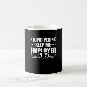 Den dumma behållakriminalvårdsanstalten kaffemugg