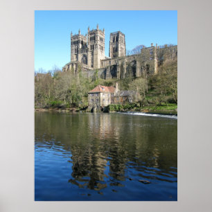 Den Durham domkyrkan & mal Poster