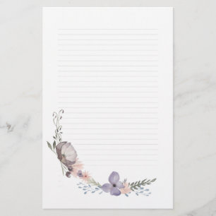 Den Dusky blommigten noterar papper