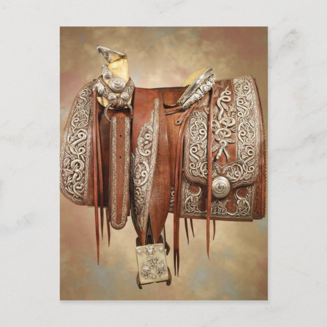 Den dyraste sadeln i världen vykort (Framsida)